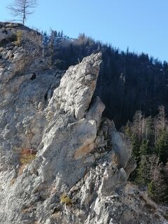 Photo de Helmut Pachman le long du parcours