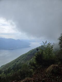 Photo de Francesca Semeraro le long du parcours