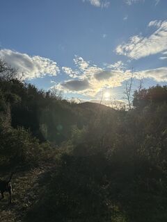 Foto von Barbara Faccioli entlang der Tour