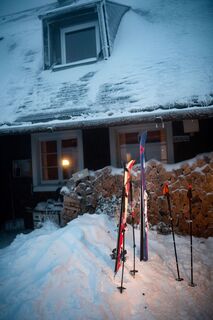 Baldenweger Hütte im Winter