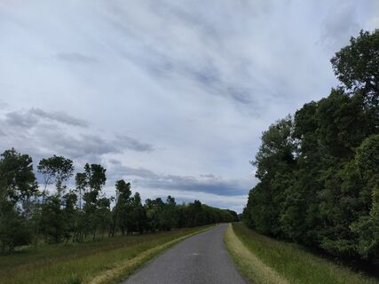 Foto de Annamária Bánki a lo largo del recorrido