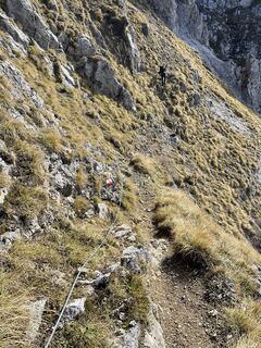Foto von Helga Albrechtová entlang der Tour
