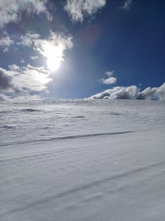 Fotografia z Marlyse Leu na trase