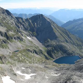 Blick nach Italien mit Lago di Cingino
