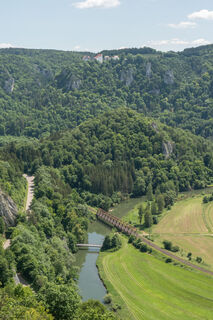 Blick vom Aussichtsfelsen Rauher Stein