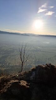Photo de Klementina Gartner le long du parcours