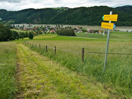 Donausteig - Blick auf Kasten, Gem. Vichtenstein