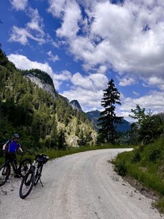 Foto von Beatrix Hefler entlang der Tour