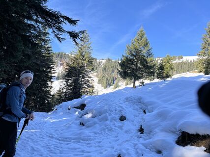 Zdjęcie z Chris Stevenson wzdłuż trasy
