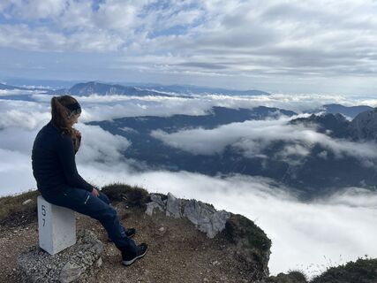 Foto von Emilia Klingenberg entlang der Tour