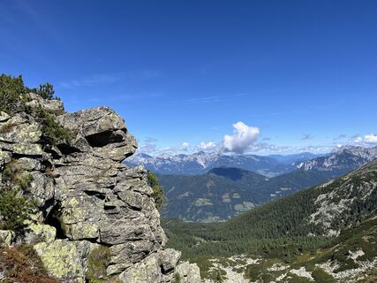 Photo de Bernhard Koller le long du parcours
