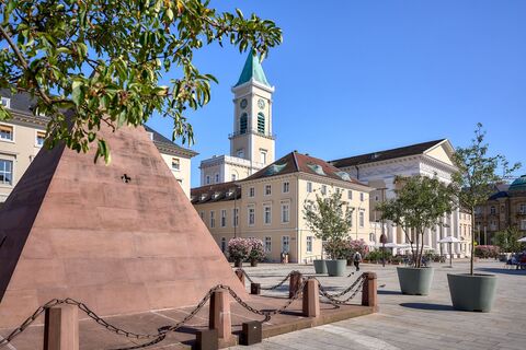 Ev. Stadtkirche Marktplatz KTG Karlsruhe Tourismus GmbH Foto_Bruno Kelzer (5)