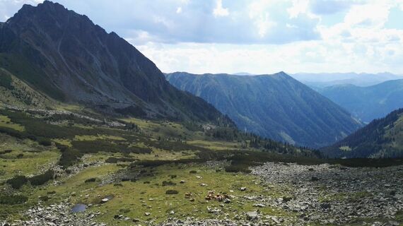 Blick aus dem Rauchauftörl