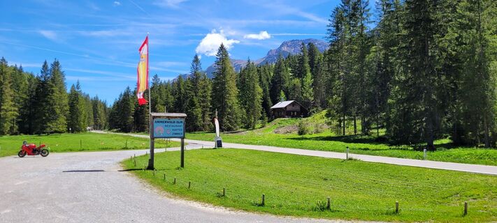 Photo de Helmuth Stangl le long du parcours