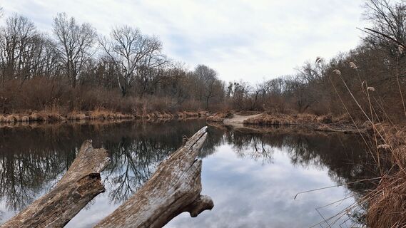 Foto von Regina Fleischmann entlang der Tour