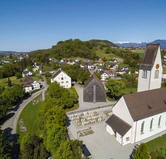 Blick auf die Gemeinde Gamprin-Bendern