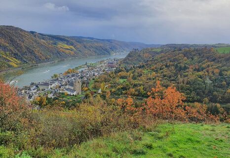 Blick vom Klüppelberg auf Oberwesel