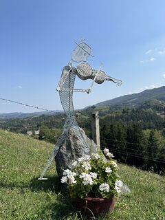 Photo de Susanne Ettl le long du parcours