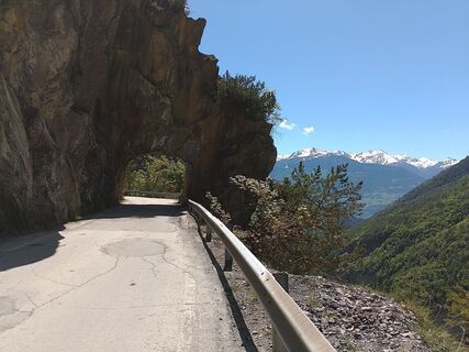 Foto von Jean-Pierre Sion entlang der Tour