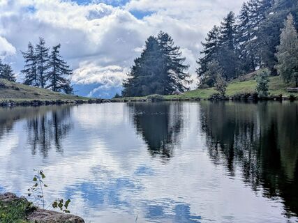 Foto von Sabrina Hackel entlang der Tour