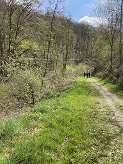 Foto de Frank Fuchs a lo largo del recorrido