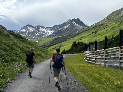 Foto von Charlotte Edenius entlang der Tour