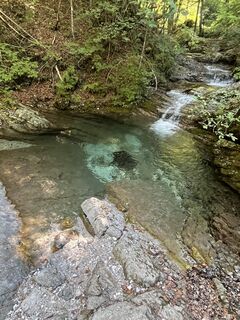 Photo de Maria Kristan le long du parcours