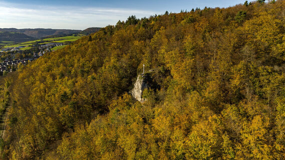 Der Kreufelsen über Burladingen