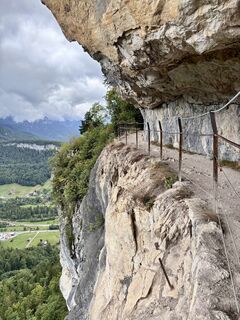 Photo de G. D. le long du parcours