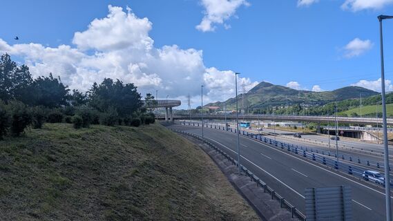Foto von Günter Ripken entlang der Tour