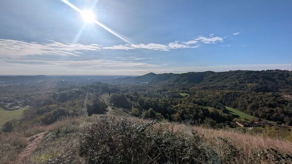 Foto von Stefano Manzoni entlang der Tour