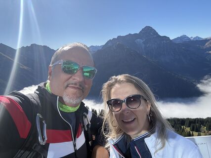 Photo de Egon Horn le long du parcours