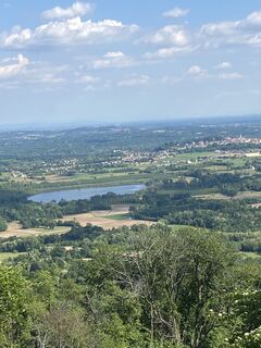 Photo de Gianberto Zilli le long du parcours