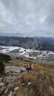 Photo de Jennifer Herbst le long du parcours