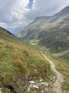 Foto de Adelheid Jorberg a lo largo del recorrido