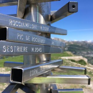 Installation an der Cima Bosco