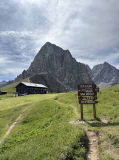 Foto von Luciano Sandri entlang der Tour