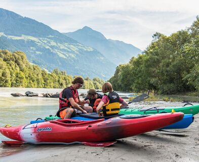 Bootfahren auf der Drau
