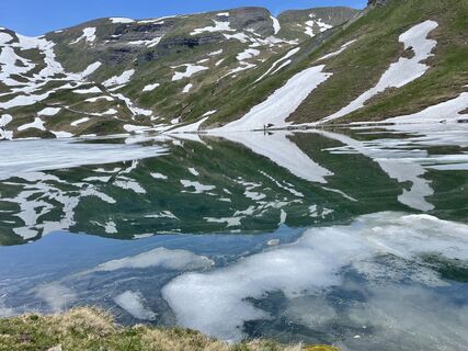 Photo de Bernhard Amacher le long du parcours