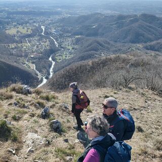 Auf dem Kamm des Monte Stella