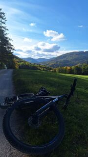 Fotografia z Aga M na trase