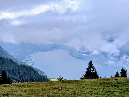 Photo de Sabrina Hackel le long du parcours
