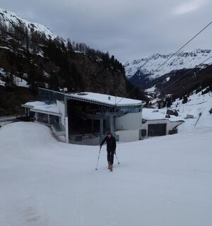 Start in Obergurgl am Parkplatz der Festkogelbahn 1907m