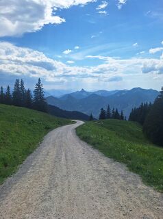 Foto von Katharina entlang der Tour