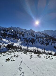 Foto von Arnulf Müller entlang der Tour