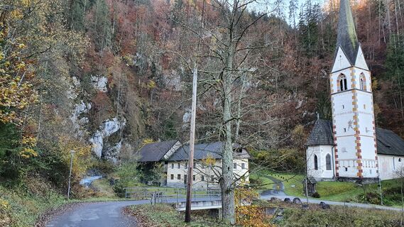 1.7 km Blick in die unbegehbare Vorderberger Klamm