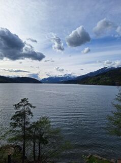 Foto von Dagmar Hofer entlang der Tour