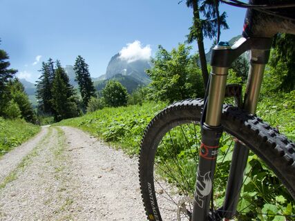 Weg nach Wasserscheide2 - Gantrisch Bike-Panoramaweg