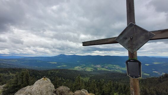 Foto von Juliane entlang der Tour
