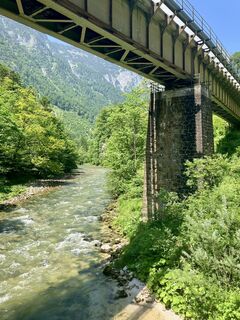 Photo de Johann Holzinger le long du parcours